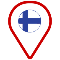 Finland flag pinpoint icon