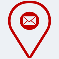 Email icon pin point