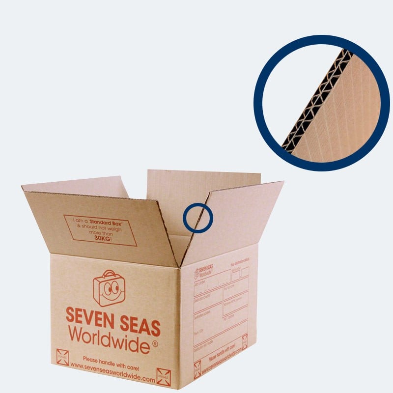 Small cardboard shipping box