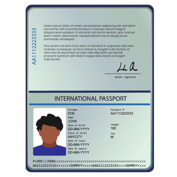 Passport scans
