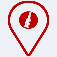 Bottle icon pin