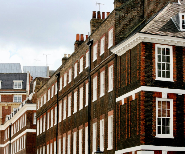 Terrace houses in London