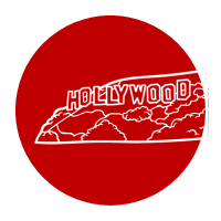 Hollywood sign icon