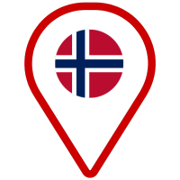 Norway flag pinpoint icon
