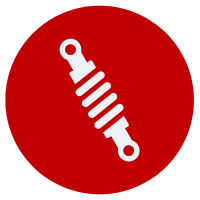 Car suspension icon