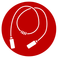 Skipping rope icon