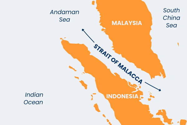 Strait of Malacca graphic
