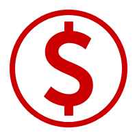 Dollar sign icon