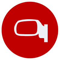 Car mirror icon